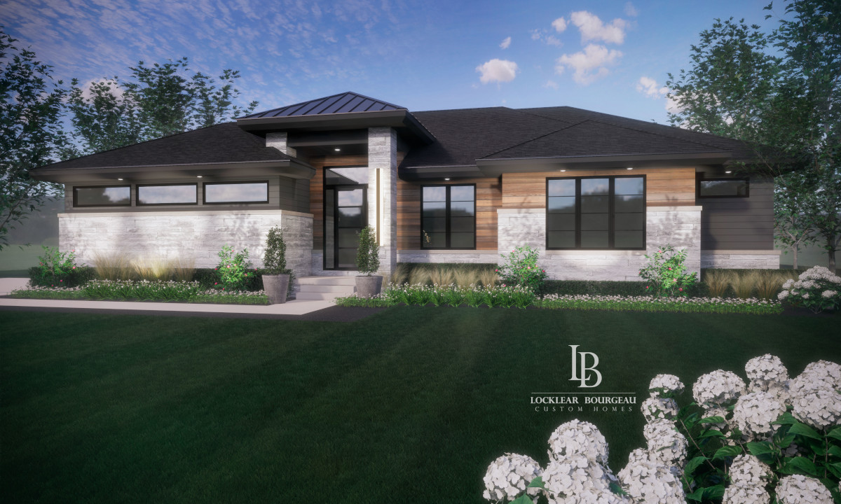 Contemporary Home Rendering